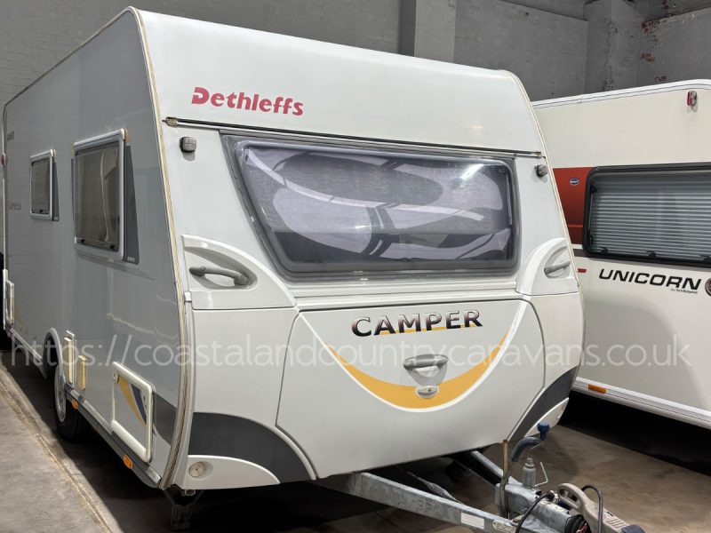 2007 Dethleffs Camper Single Axle 2 Berth Touring Caravan With Motor Mover